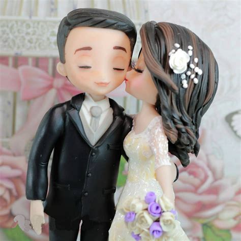 Bride and Groom Wedding Cake Topper Custom Wedding Cake - Etsy