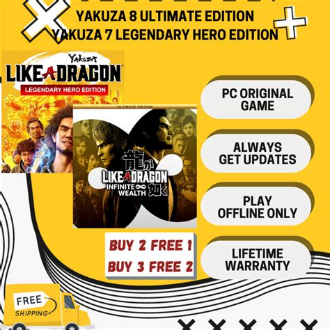 Jual Like A Dragon 8 Infinite Wealth Ultimate Edtion And Yakuza 7