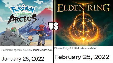 Elden Ring Vs Pokémon Legends Arceus The Tale Of Based And Cringe