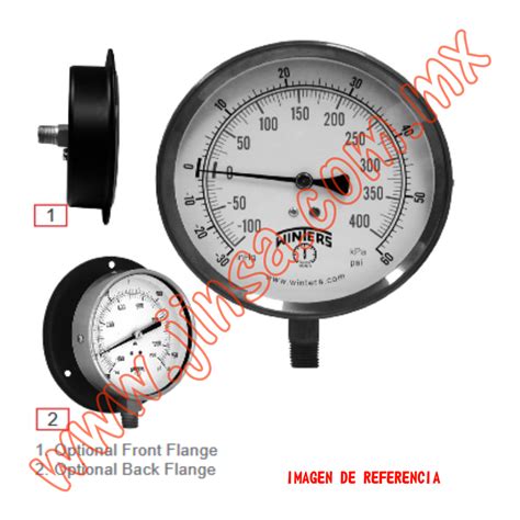 P S Manometro Medidor De Presion Serie Caratula De Coneccion