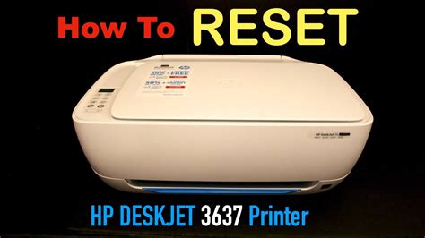 How To Reset Hp Deskjet All In One Printer Review Youtube