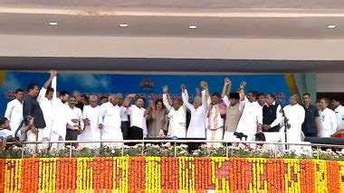 Karnataka CM Swearing In Ceremony Siddaramaiahs Oath Taking Ceremony