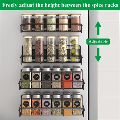 Snapklik Huggiegems Pack Magnetic Spice Rack Organizer For