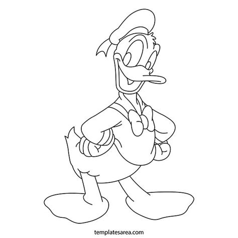 Disney S Donald Duck Printable Coloring Page