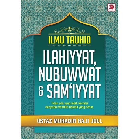 Buku Galeri Ilmu Ilmu Tauhid Ilahiyat Nubuwat Dan Sam Iyat Ustaz