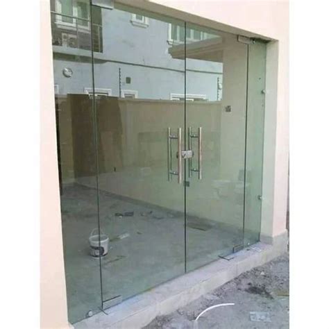 Hinged 10 Mm Frameless Toughened Glass Door For Office At Rs 330 Sq Ft