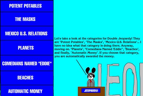 SNL Celebrity Jeopardy's Made Up Categories - EP 5 by MikeEddyAdmirer89 ...