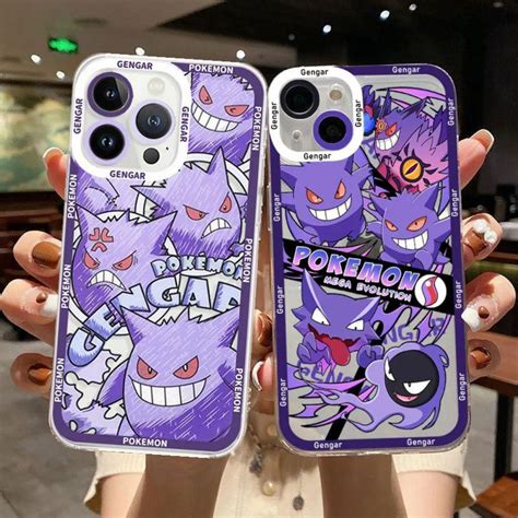 Pokemon Gengar Funda Para Xiaomi Redmi Note 12 4G 12C 10C 9T A1 7 8 9