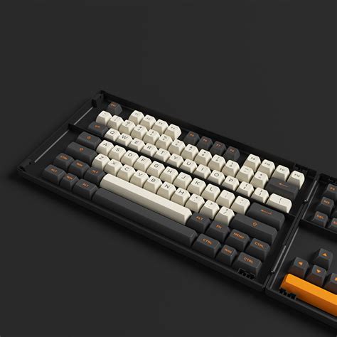 Set Keycap Akko Carbon Retro Pbt Double Shot Asa Profile Ph M