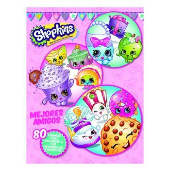 Libro Para Colorear Pgs Shopkins Grupo Bestway