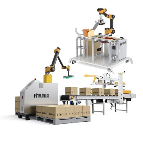 Automatic Palletizing Robot For Box Stacking Picking And Placing In