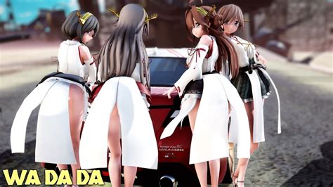 【mmd艦これ】金剛4姉妹でwa Da Da 生足ver 歌詞つき Youtube