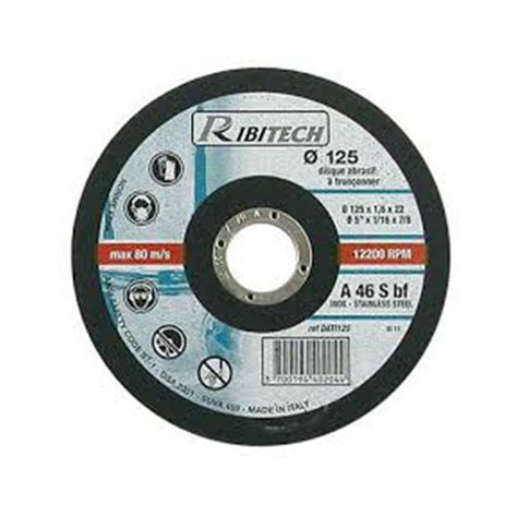 Disque Abrasif Plat Inox Ep Mm Ribitech