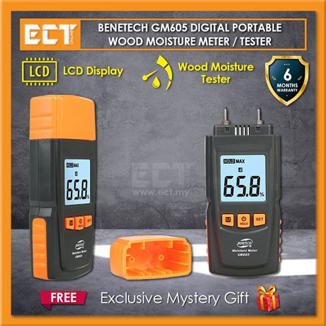 Benetech Gm Digital Portable Wood Moisture Meter Tester