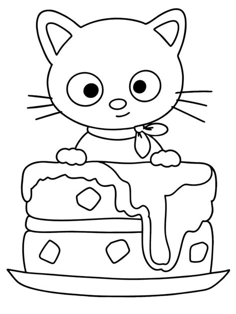 Chococat Coloring Pages Printable for Free Download