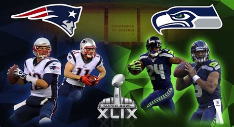 Super Bowl XLIX 49 2015 Patriots vs Seahawks