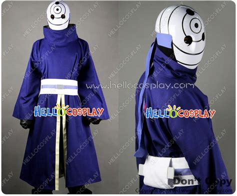 Naruto Cosplay Obito Uchiha Madara Costume With Mask