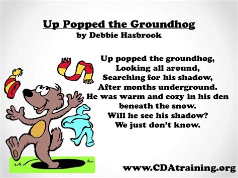 Groundhog Day Theme - www.123playandlearn.com