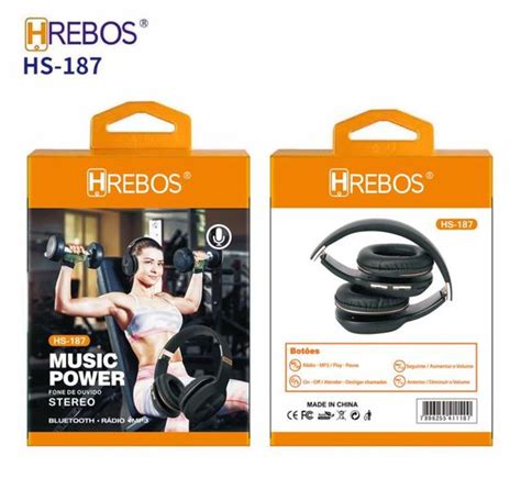 Fone Bluetooth Hrebos Hs Fone De Ouvido Bluetooth Magazine Luiza