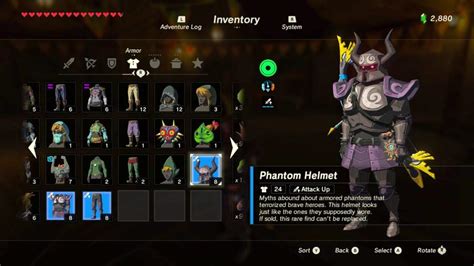 Where To Find The Phantom Armor Set In Zelda Breath Of The Wild