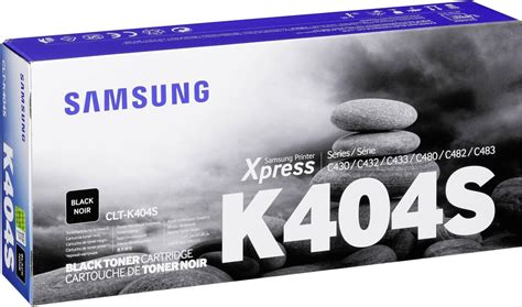 Samsung SU100A CLT K404S Toner Cartridge Black Pack Of 1 Amazon Co