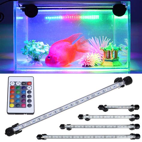 Buy Ir Remote Control Rgb Led Aquarium Fish Tank Waterproof Bar Light