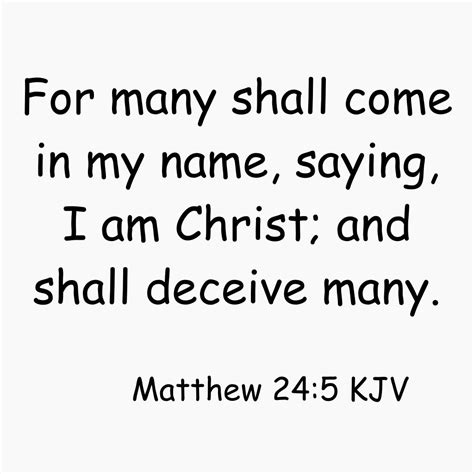 Matthew 245 Kjv Matthew 24 King James