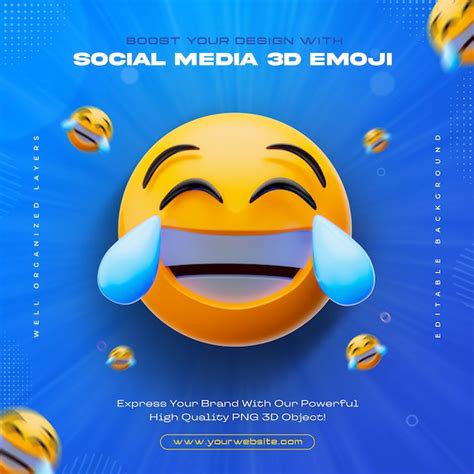 L Ic Ne Emoji De Rire Est Une Illustration D Isol E Psd Gratuite