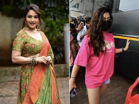 Navratri On Jhalak Dikhhla Jaa How Madhuri Dixit Rashmika Mandanna