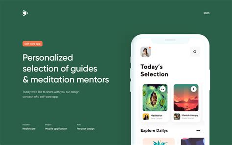 Self Care Mobile App Design Concept Ui Ux Behance