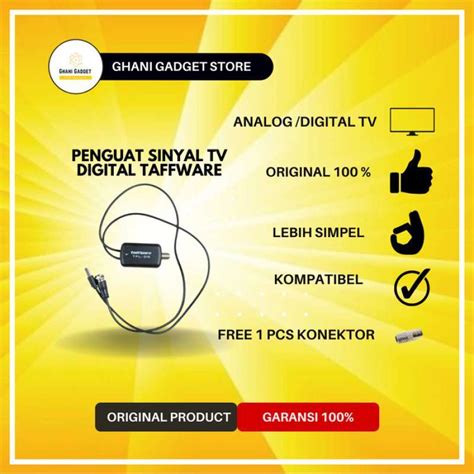 Promo Bundling Setup Box Antena Booster Penguat Sinyal Tv Digital