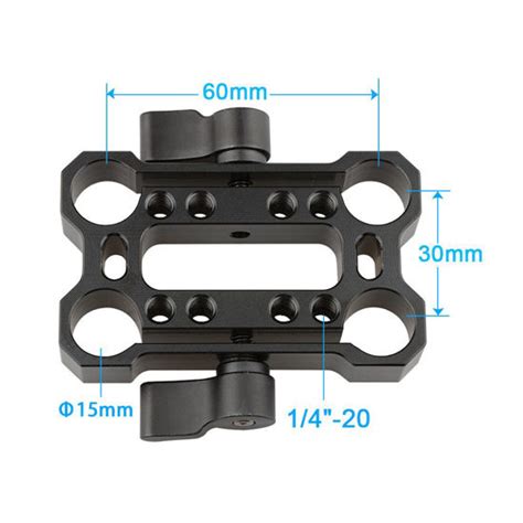 GetUSCart CAMVATE 15mm Rod Offset Raiser Clamp For Shoulder Rig