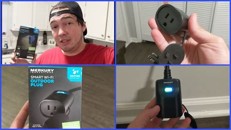 Merkury Smart Wi Fi Outdoor Plug Setup Review Youtube