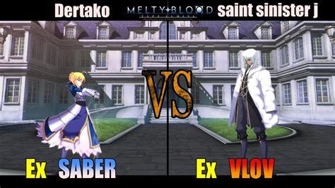 メルブラEx セイバー SABER vs Ex ヴローヴVLOVMELTY BLOOD TYPE LUMINA YouTube