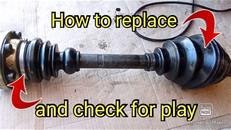 How To Change Both Boots Replace CV Joint And See Clearances Or Play