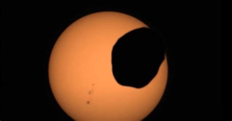 Nasa A Ar Tat Un Videoclip Cu Eclipsa De Soare De Pe Marte