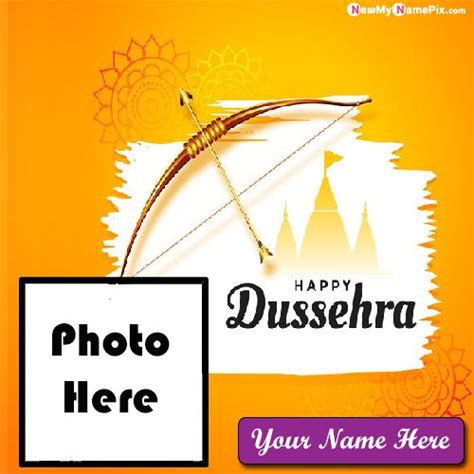 Happy Dussehra 2020 Best Photo With Name Frame Create