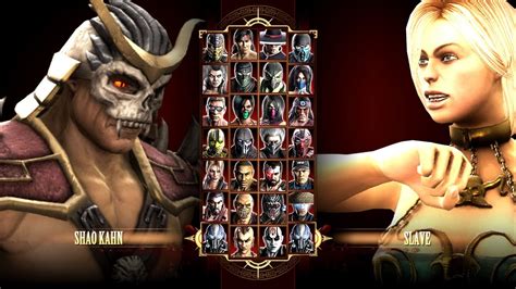 Mortal Kombat 9 SHAO KAHN SLAVE HARD Tag Ladder Gameplay