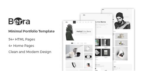 Berra - Minimal Personal Portfolio HTML Template by DevItems | ThemeForest