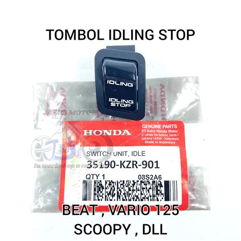 Tombol Idling ISS Beat Scoopy Vario 110 125 150 FI ESP Techno Supra