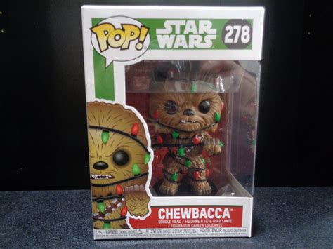 Funko Pop Star Wars Chewbacca With Christmas Lights Vinyl Figure