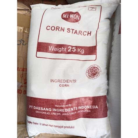 Jual Corn Starch Tepung Maizena Tepung Jagung Pati Jagung Kg