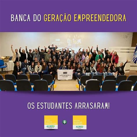 Acirp Jovem Participa Da Semana Estadual Do Jovem Empreendedor