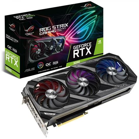 Tarjeta Grafica Asus Rog Strix Geforce Rtx 3090 24gb 384 Bit Pci E 4 0 Gddr6x Hdmi