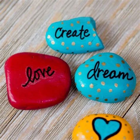 90 Easy Rock Painting Ideas For Beginners ⋆ Diy Crafts