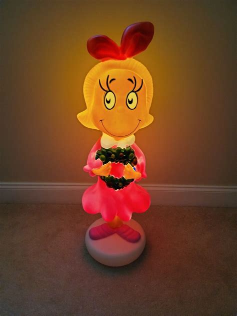 Cindy Lou Who The Grinch Who Stole Christmas 36 Lighted Blow Mold Gemmy New Yard Décor