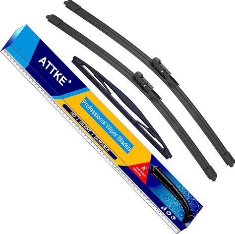 3 Wipers Front Windscreen Wiper Blades 26 22 Rear