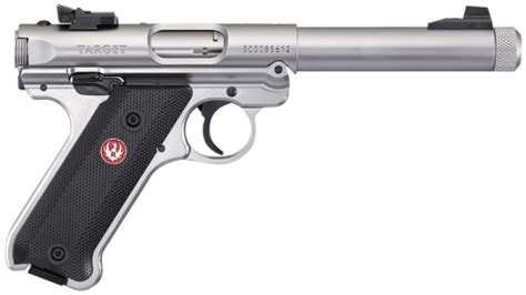 RUGER MARK IV TARGET STAINLESS 22 LR 5 5 BARREL 10 ROUNDS THREADED