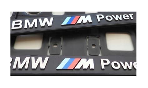 Ramka Tablicy Rejestracyjnej M Power Bmw D Oficjalne