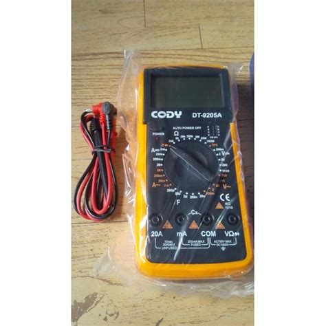 Jual Multimeter Digital Cody DT 9205A Shopee Indonesia